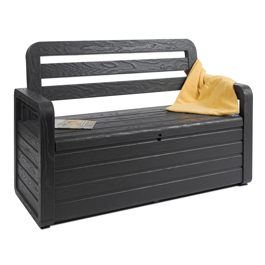 Toomax Foreverspring bench opbergbox - 263L - antraciet