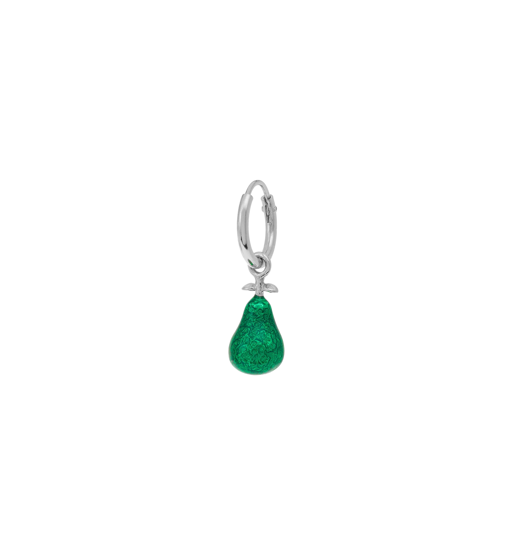 Single Lush Pear Ring Earring