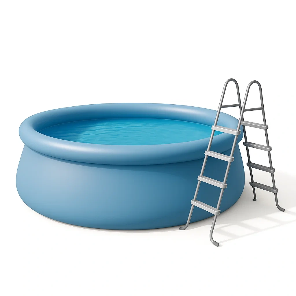Piscina desmontable redonda con depuradora azul claro 366x76 cm xMtYPOiI50zn
