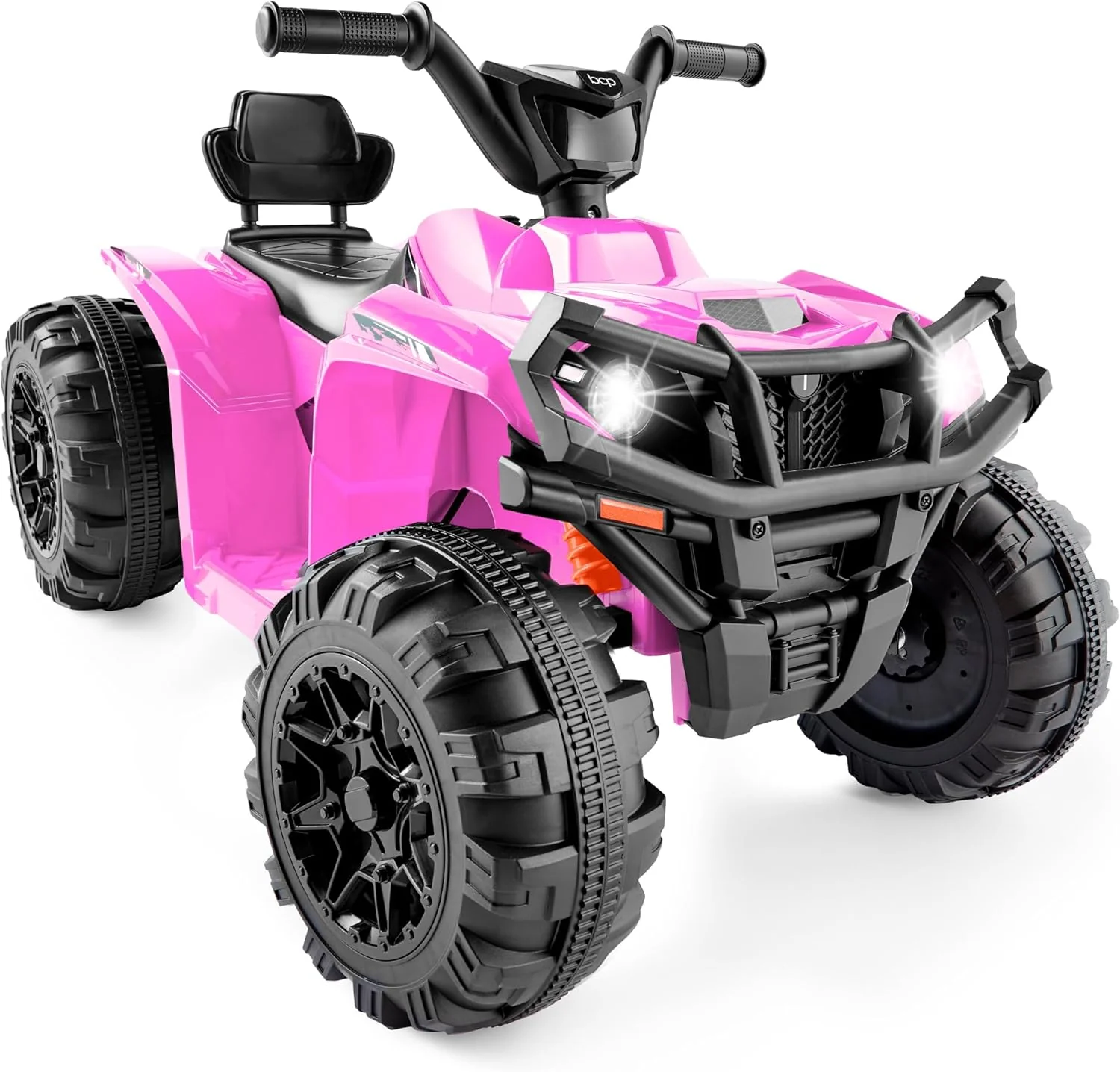 Best Choice Products 12V Kids Ride-On Electric ATV, 4-Wheeler Quad Car Toy w/Bluetooth Audio, 2.4mph Max Speed, Treaded Tires, LED Headlights, Radio