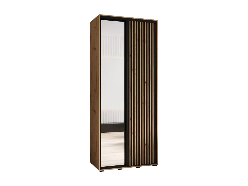 ARMARIO Habitarluz 2 DE PUERTAS CORREDERAS 235.2/120/45 2 puertas (artisan/negro) JOUC53095