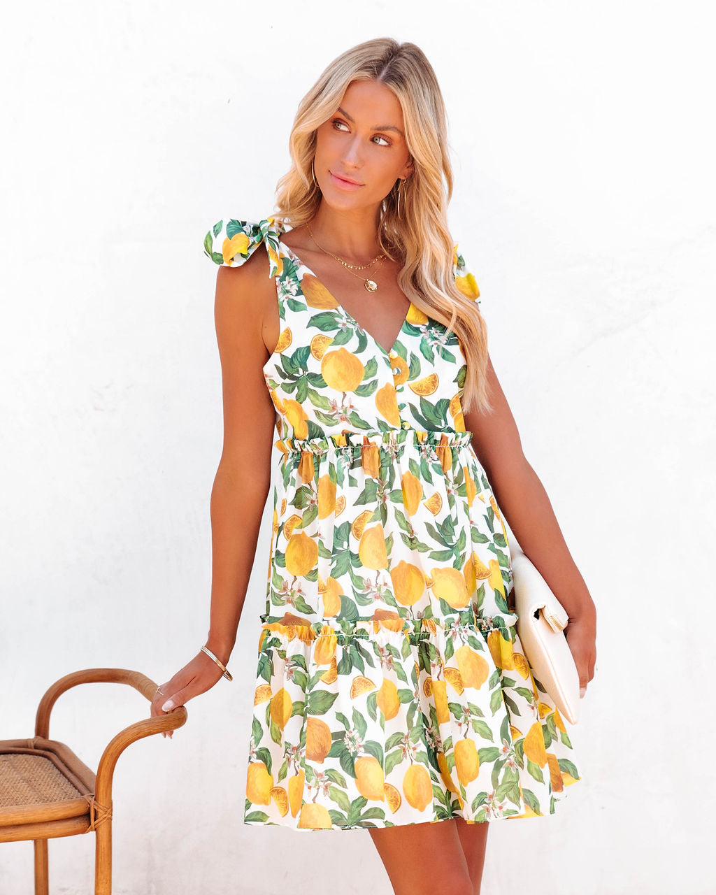Summer On The Amalfi Coast Babydoll Dress - FINAL SALE - Se7enfashion