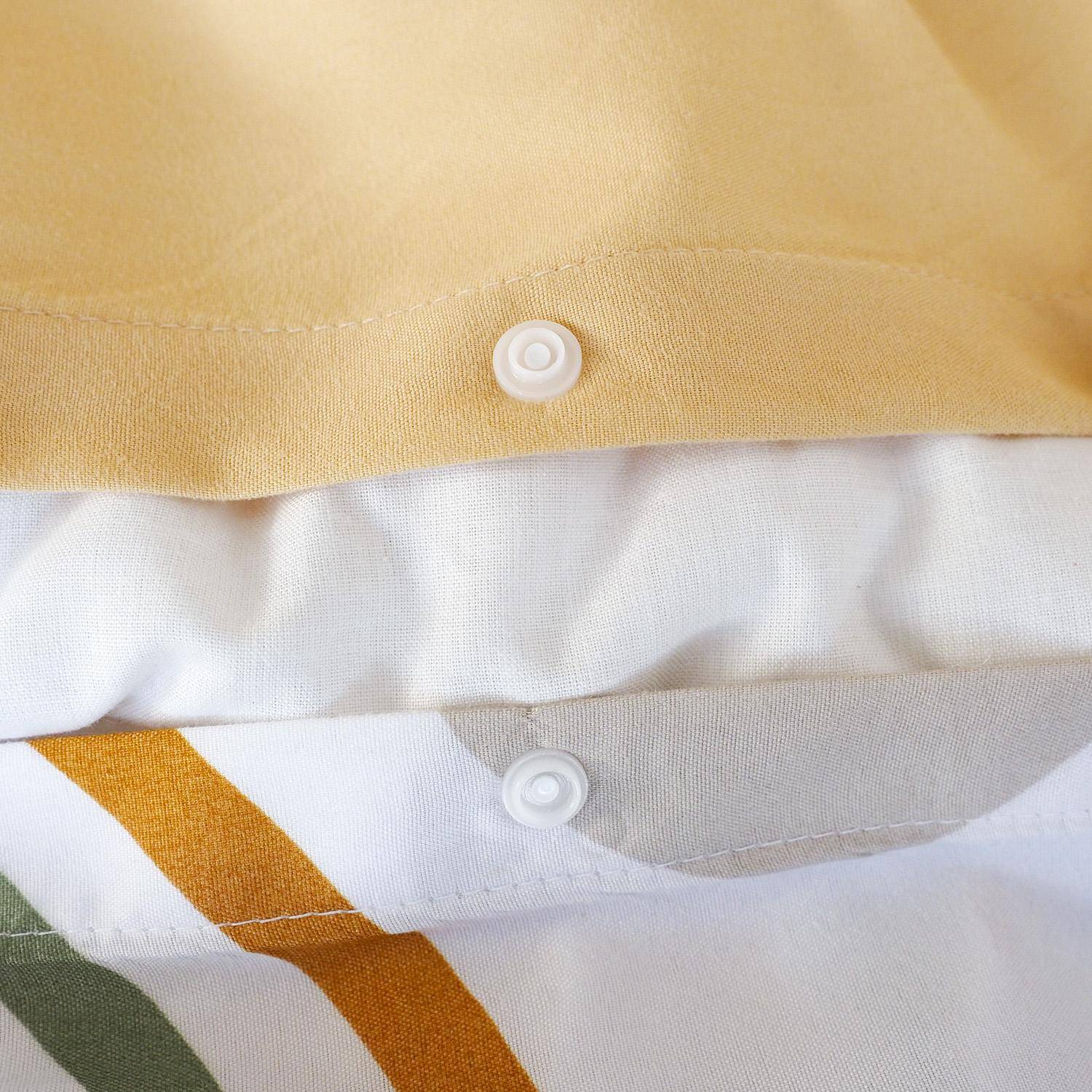 Tess - Ropa de cama de microfibra reversible naranja