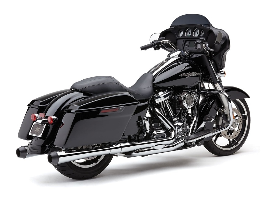SportsBikeShop Cobra El Diablo Slip-On Mufflers For Harley Touring 2017-2025