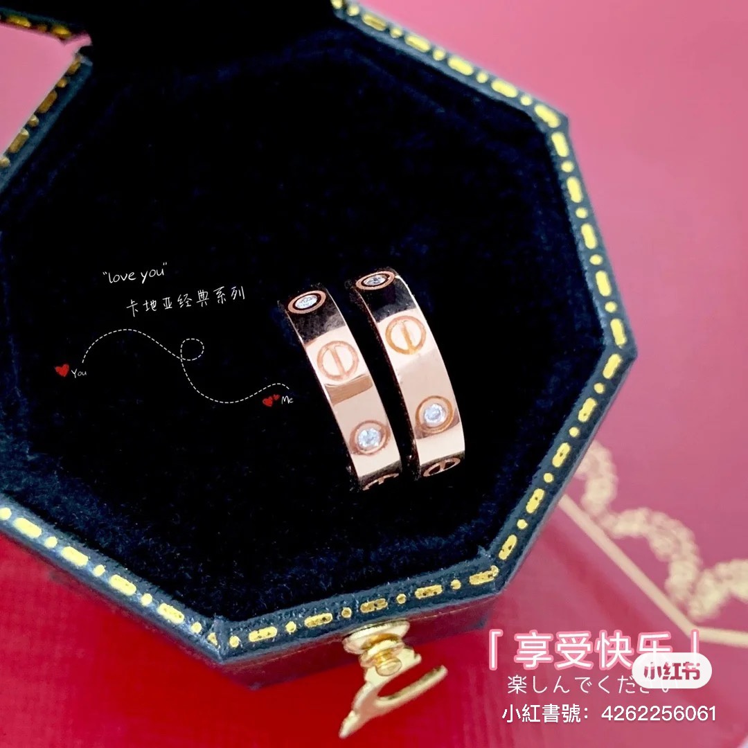 Cartier Diamond Paved LOVE Half Hoop Earrings - Original Replica Club