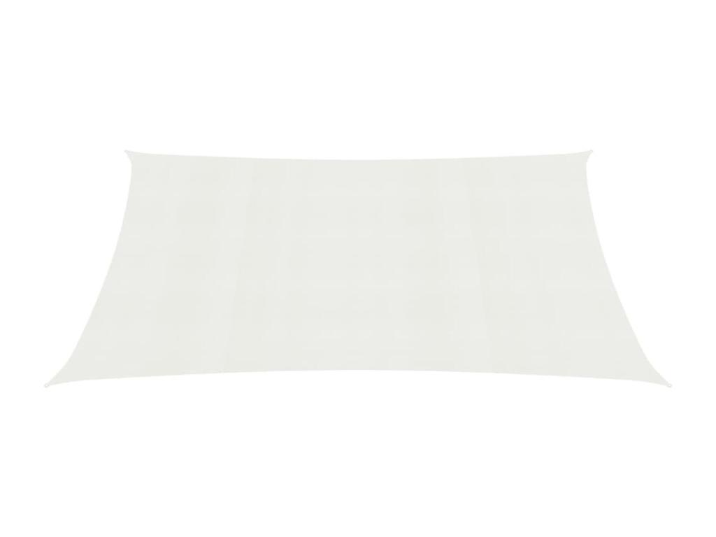 Vela de sombra 160 g/m² Blanco 3,5x4,5 m HDPE
