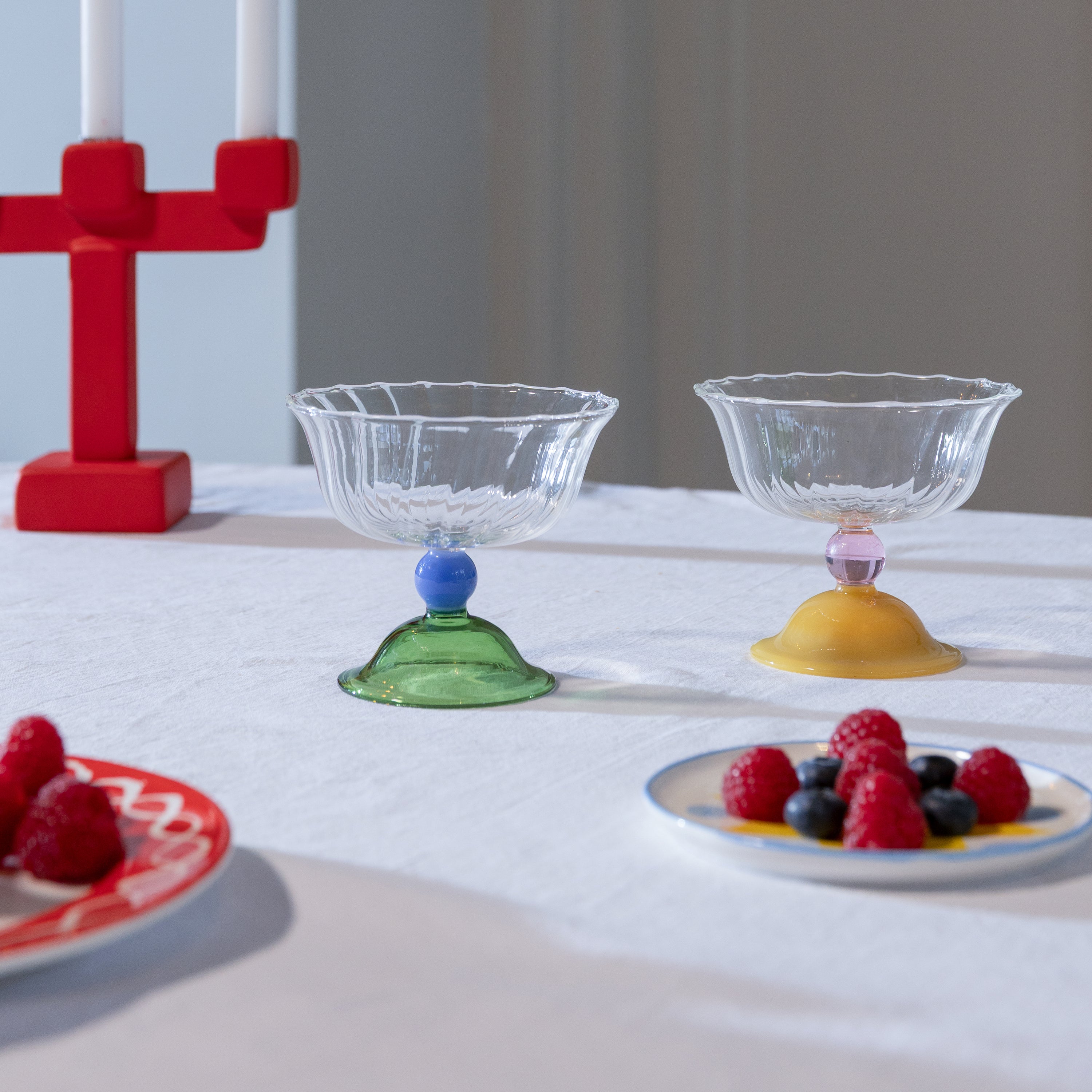 &k amsterdam Tulip Coupe 2 st. - Karamel