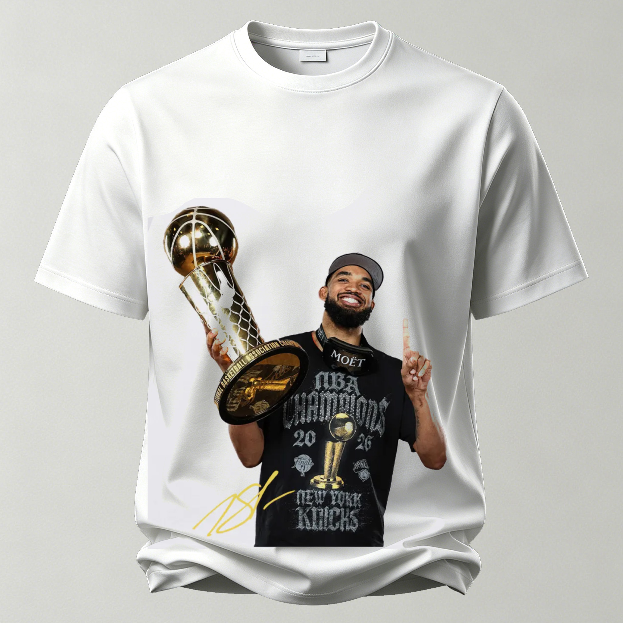 Championship Victory Graphic Printed Unisex Oversized T-shirt