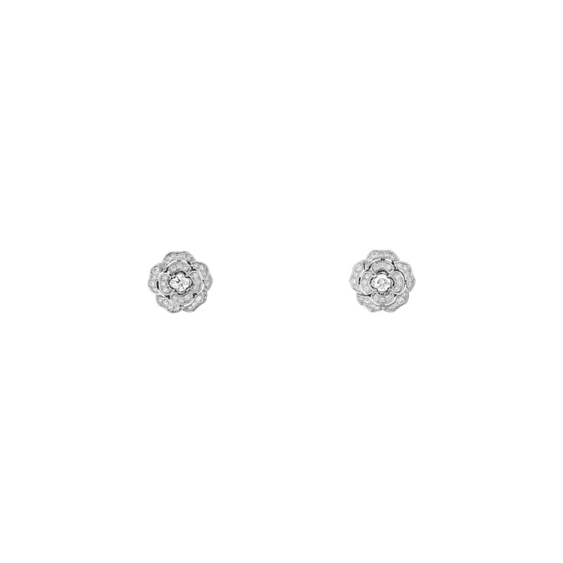 Replicate Bouton de Camélia transformable earrings(1:1 replica) - Original Replica Club