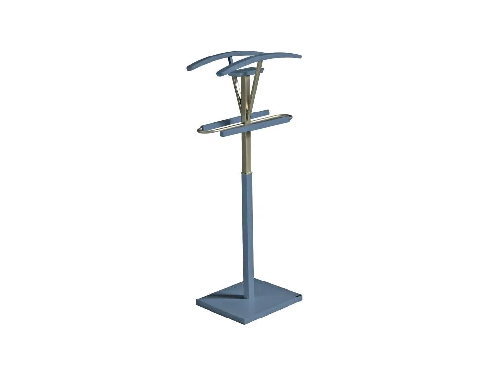 Galán de noche en haya maciza azul 110x47x34 cm modelo Couple. gnl1237163