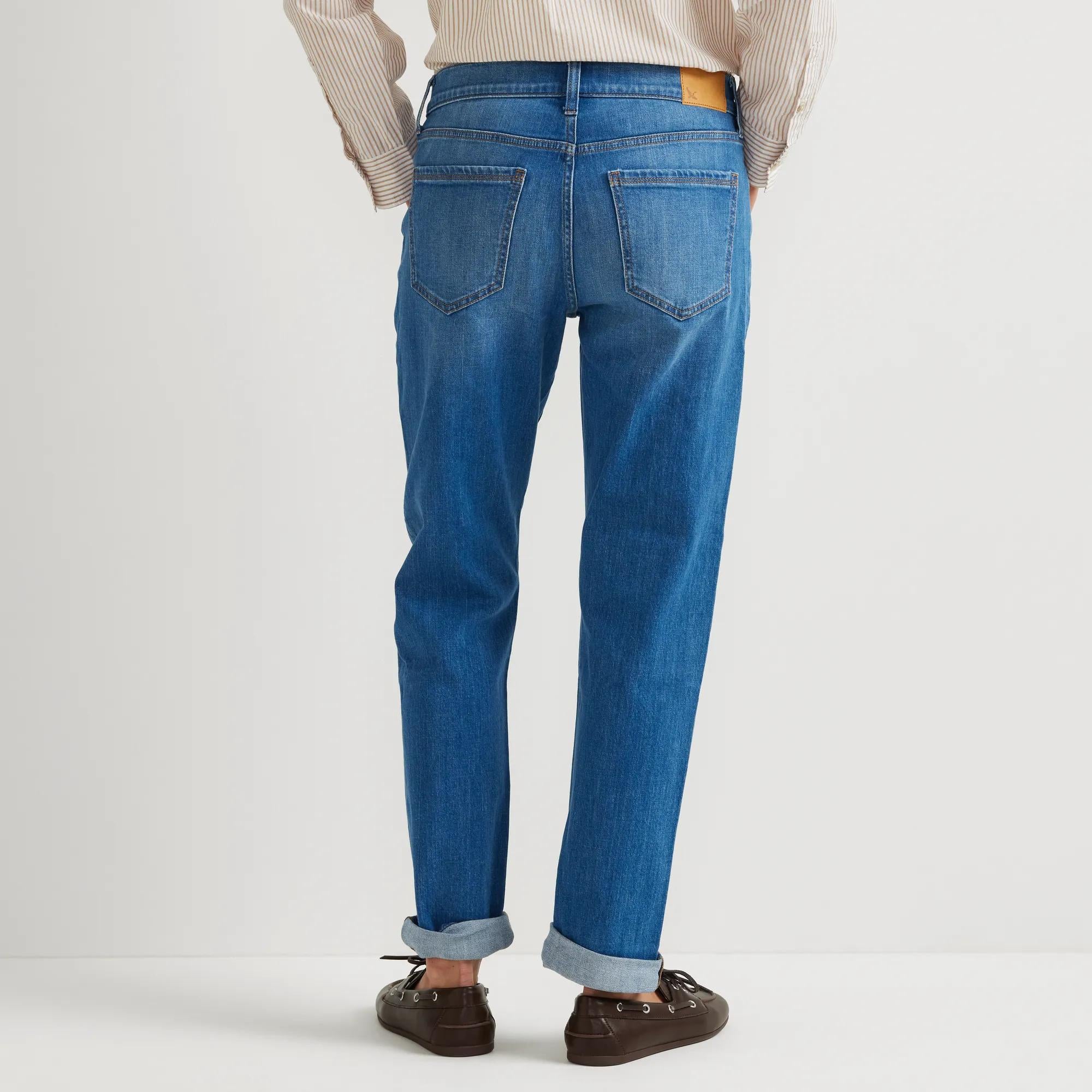 Women's Boyfriend Mid-Rise Slim Fit Jeans - Eddie Bauer Outlet