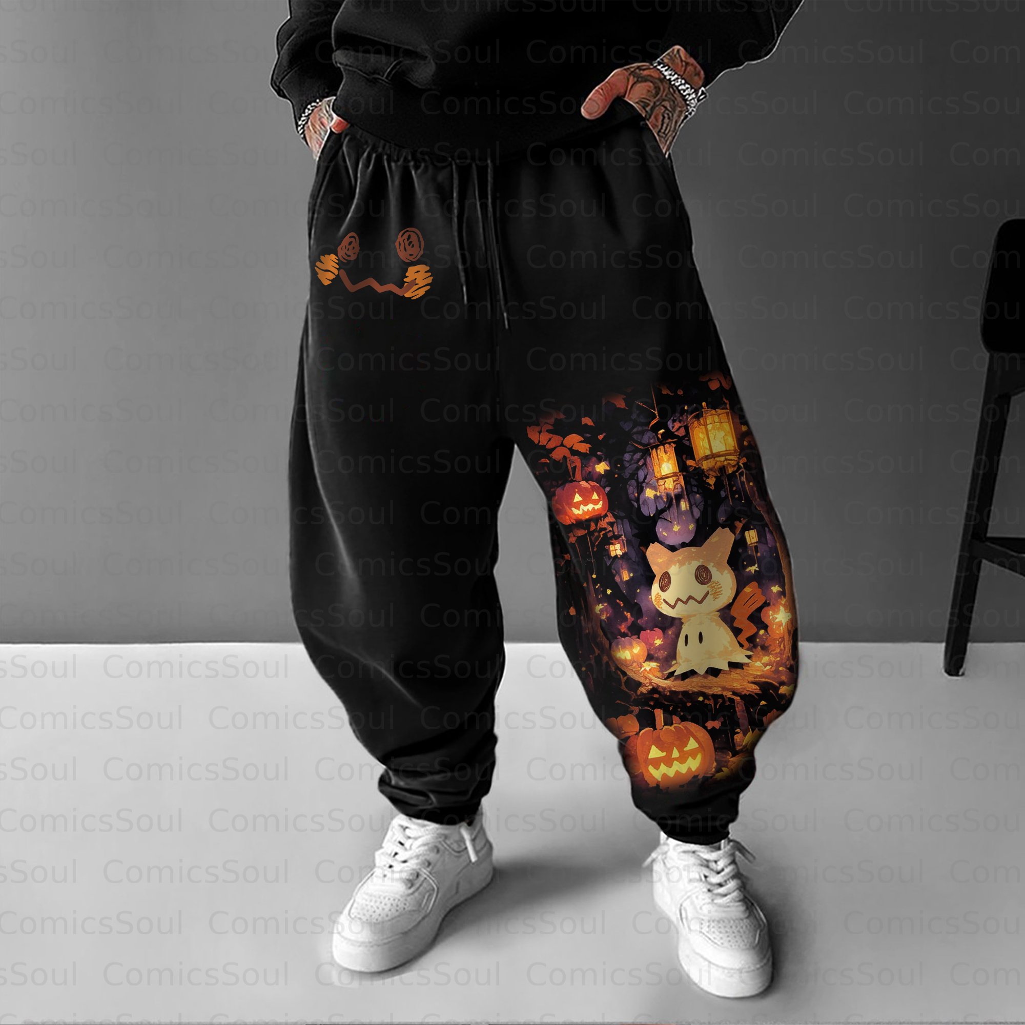 Unisex Anime Inspired Vintage Pants