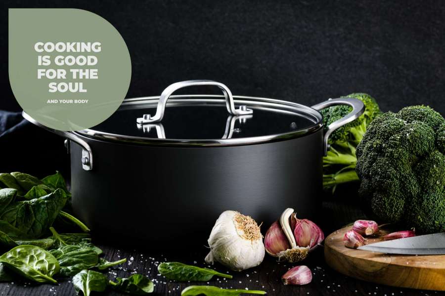 ISENVI Victoria Forged keramische kookpan 20 CM - RVS greep