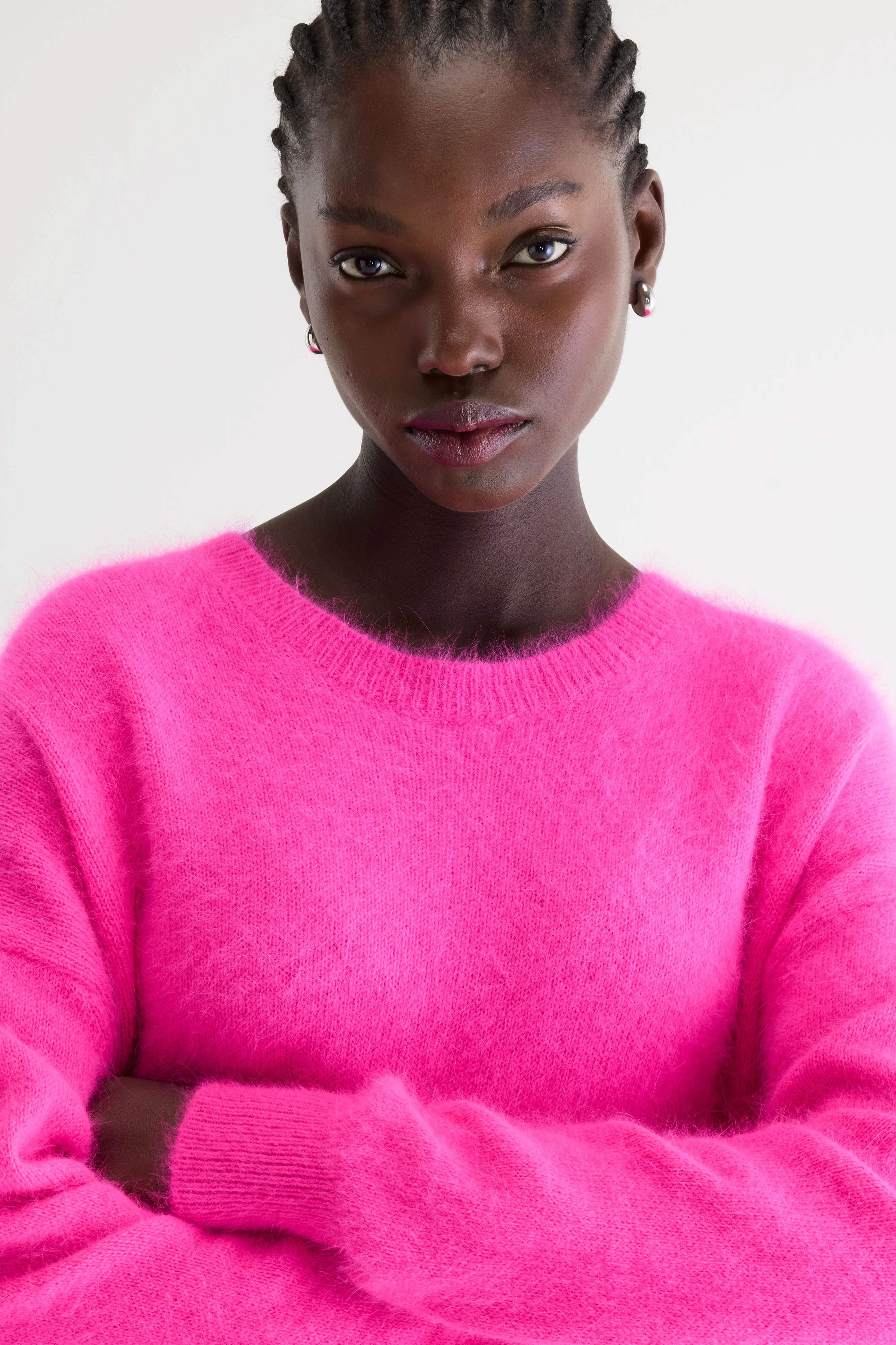 Bellerose Datus angora-blend sweater (261 / W / FLUO PINK)