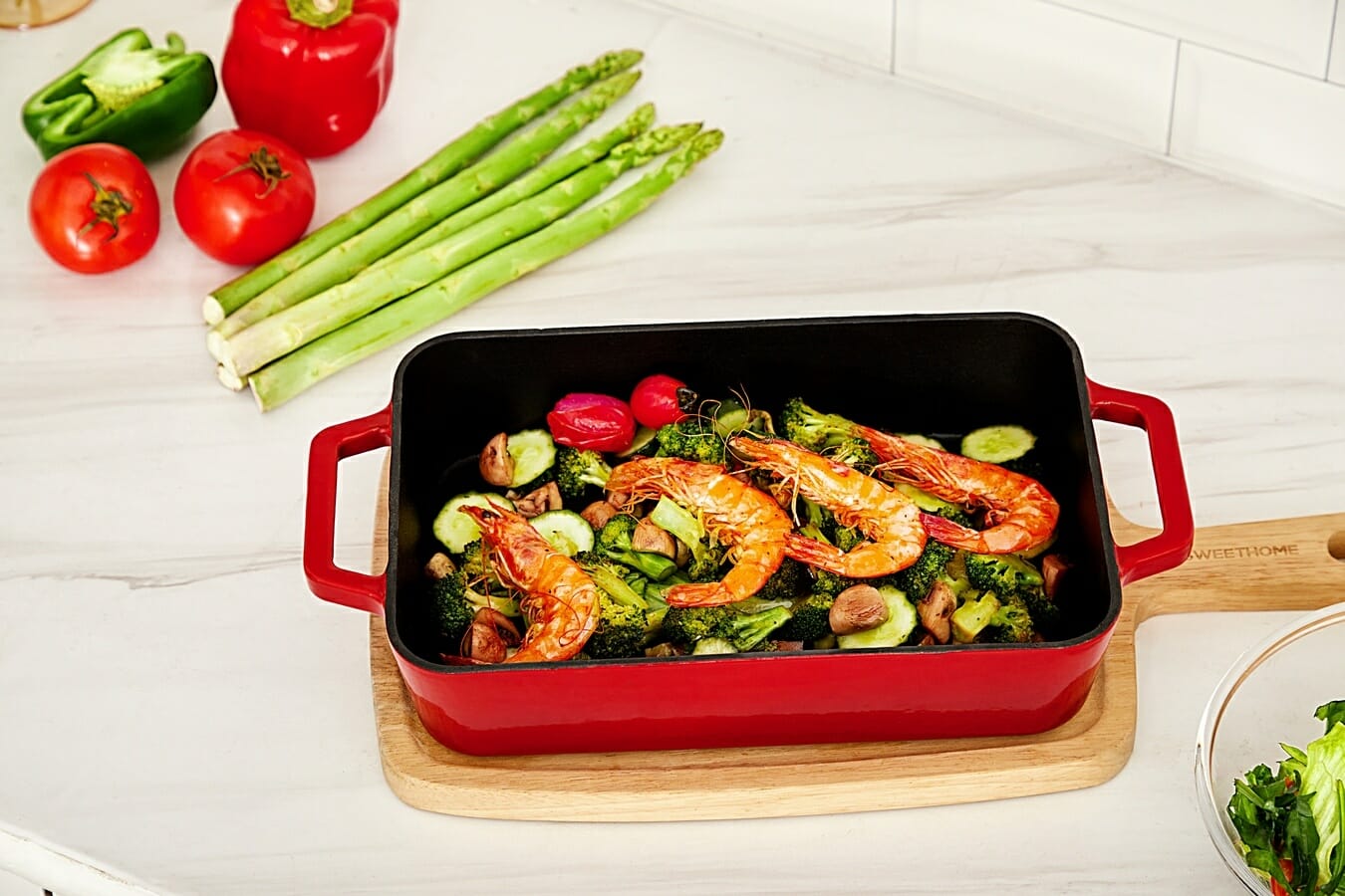 Buccan - Hamersley - Gietijzeren ovenschaal - Rood