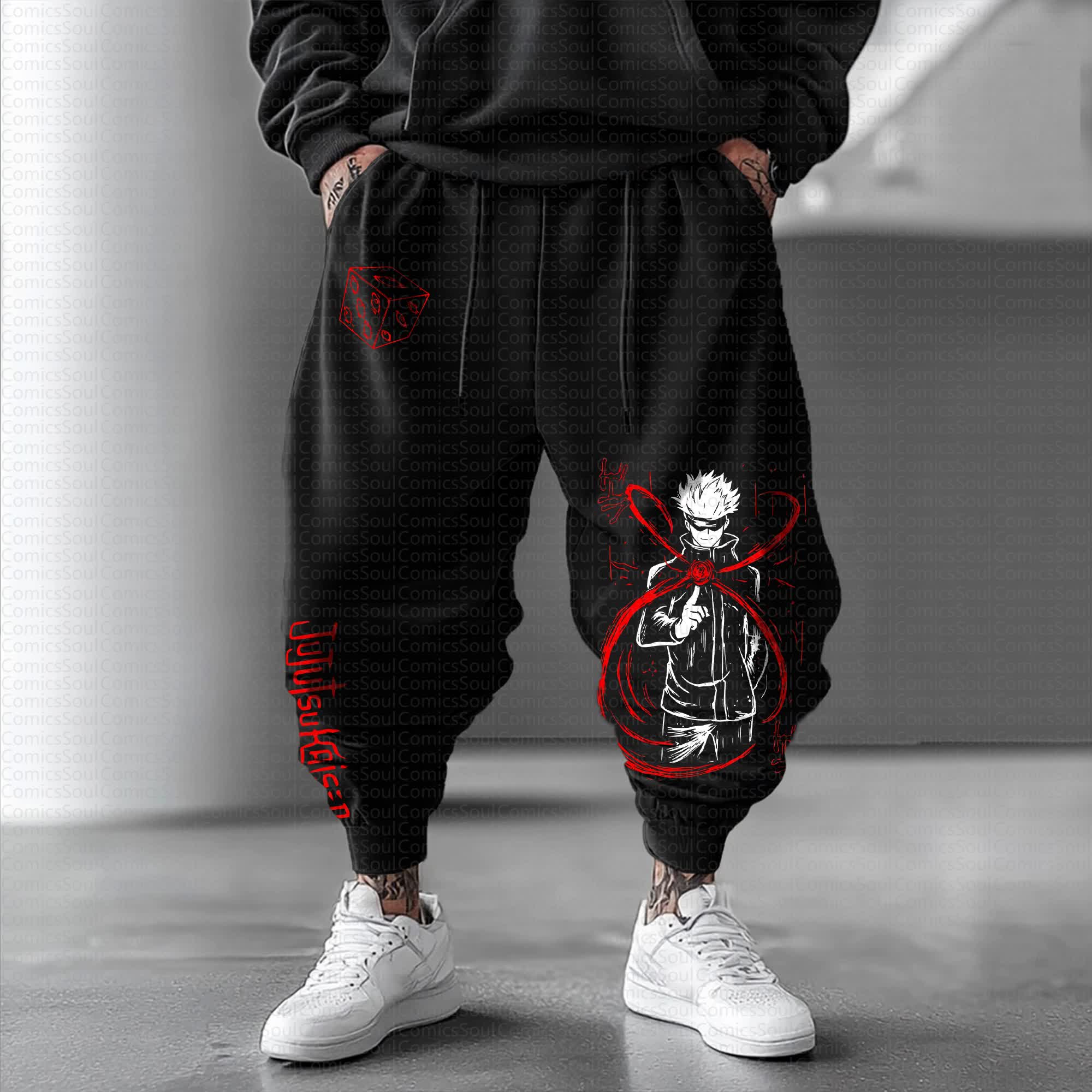 Unisex Anime Inspired Vintage Pants丨Comicssoul