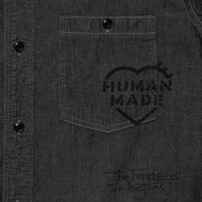 HUMAN MADE MILITARY CHAMBRAY SHIRT