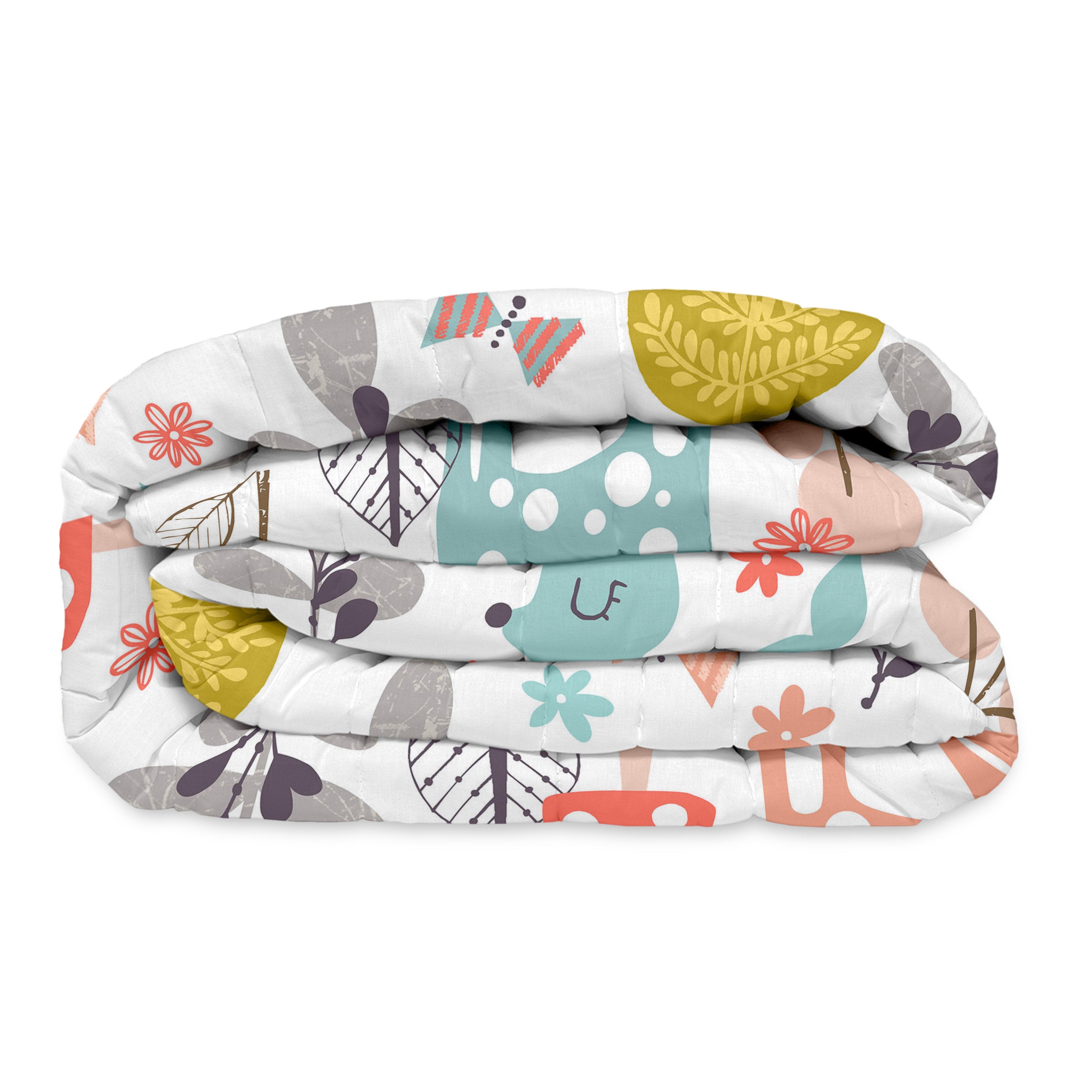 Woodland Sprei Moshi Moshi, Veelkleurig, 100% Katoen (buitenkant) 100%