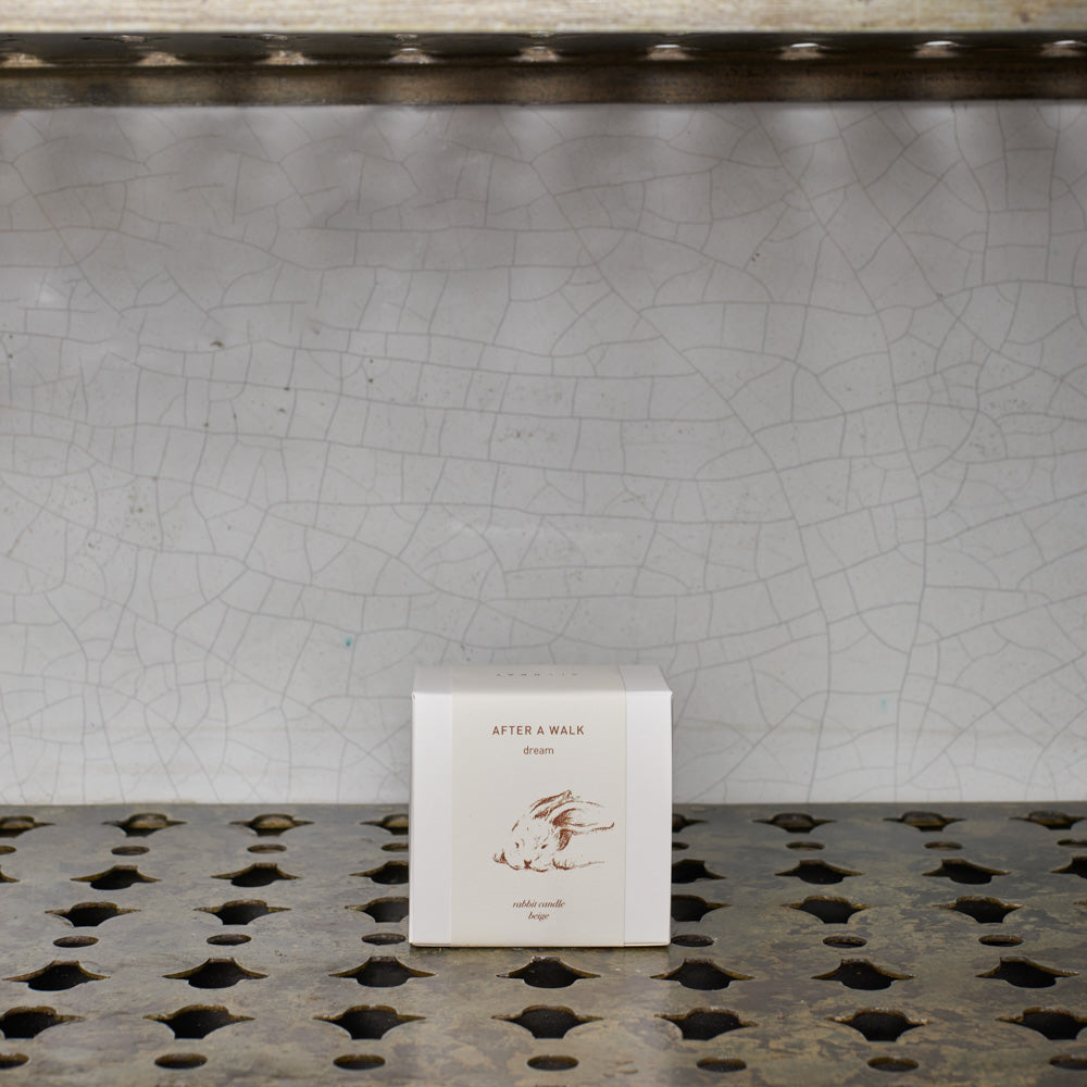 Bougie lapin - Beige