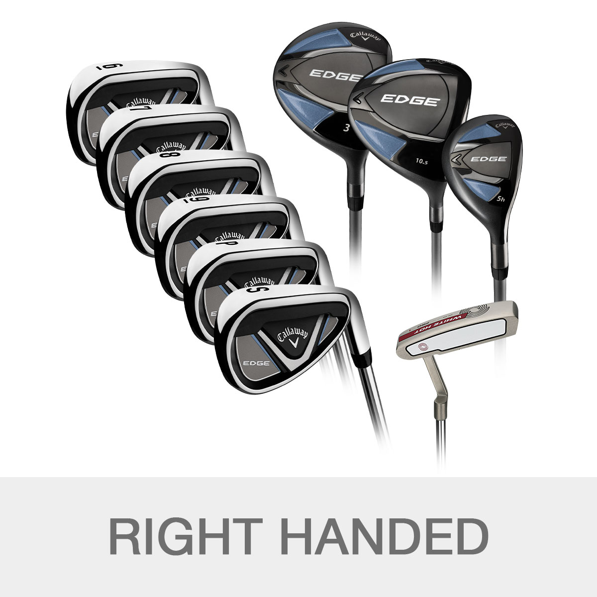 WAYFAIR Callaway Edge Regular Flex 10-Piece Golf Club Set, Right Handed