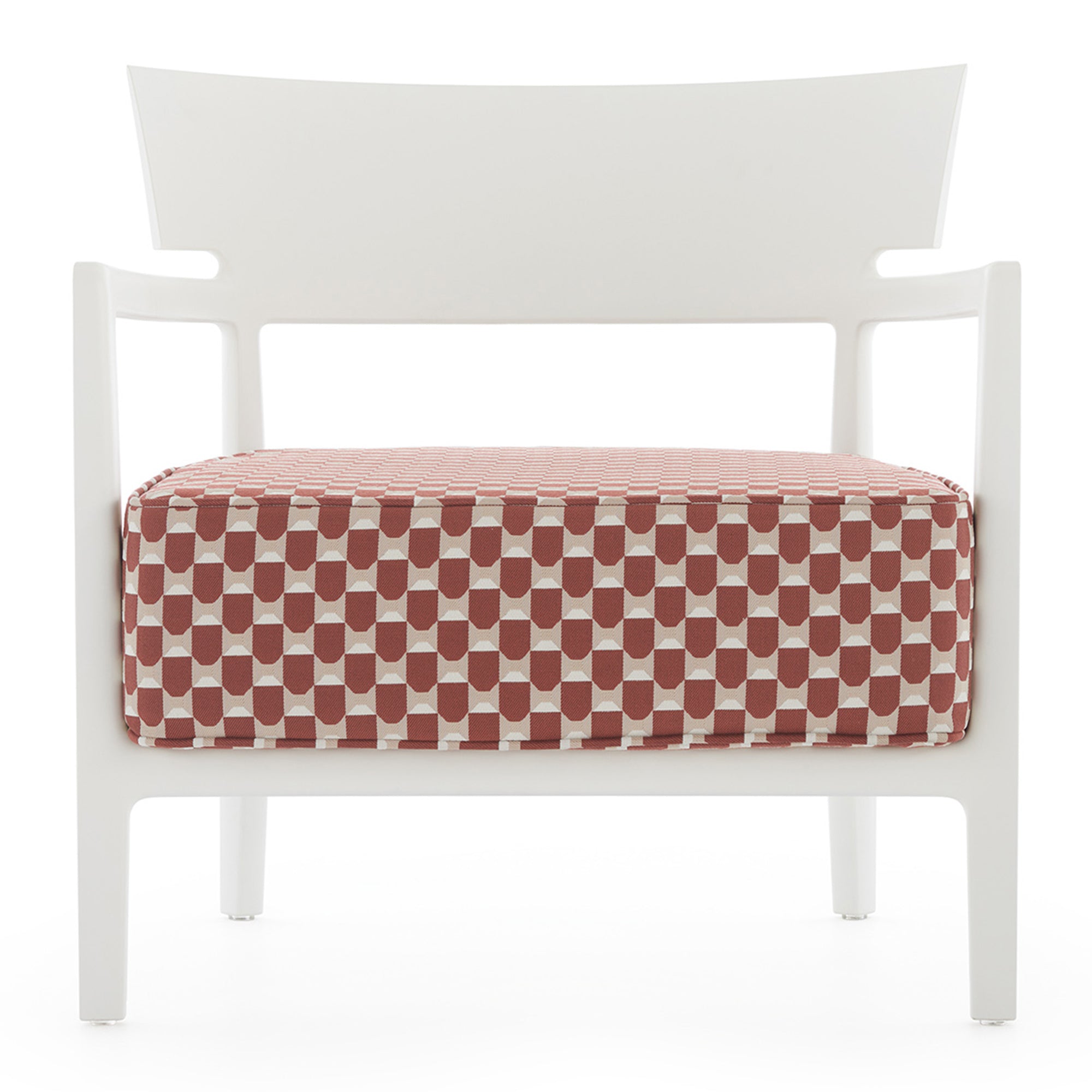 Kartell Cara Mat Liberty Tuinstoel - Rood / Wit