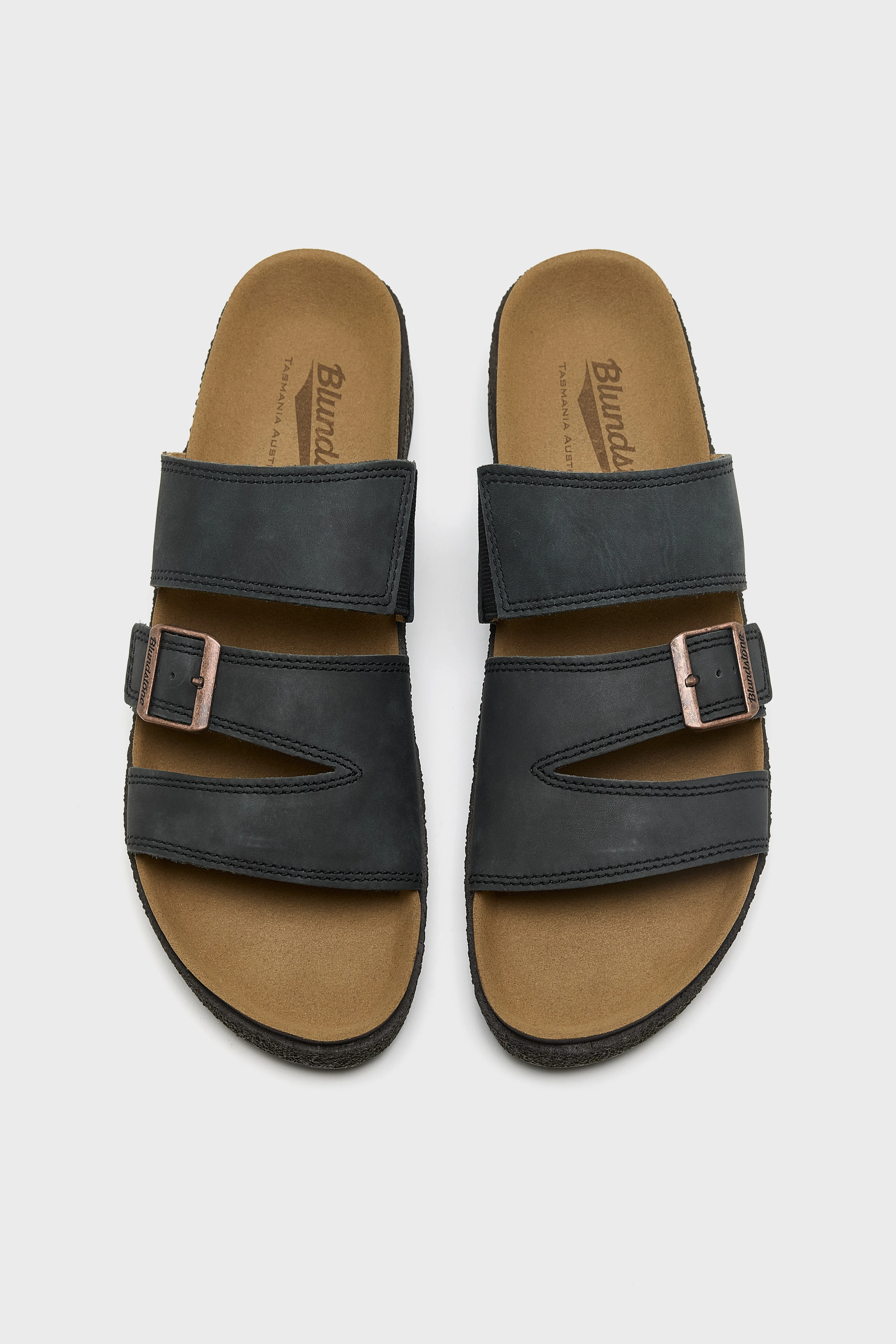 Bellerose 2693 Aerocork Clog Sandals for Women (261 / W / BLACK)
