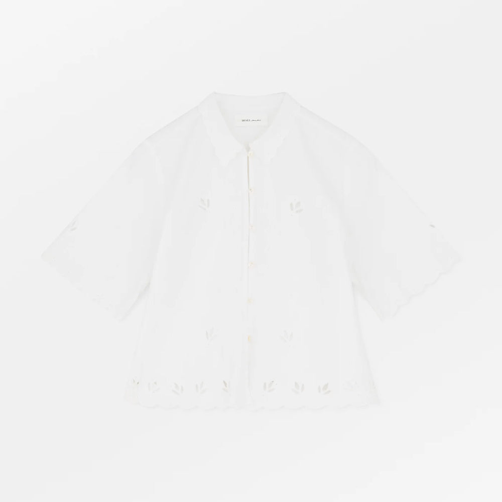Skall Studio - Chemise Fleurie - Blanc Optique