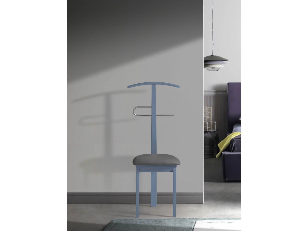 Galán de noche - A108cm x L46cm x F44cm - haya maciza azul - Stilizzato