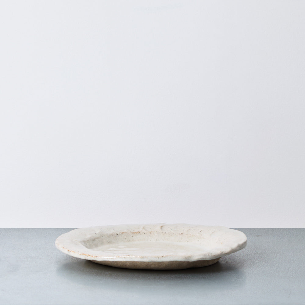 Assiette Mitja - Craie