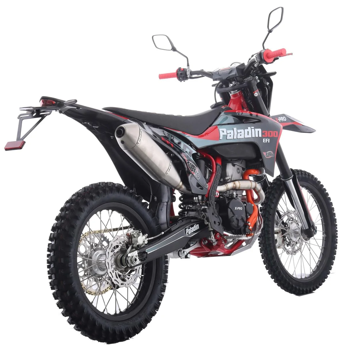 X-Pro Paladin 300 EFI Dirt Bike with 6-Speed Manual Transmission and Balance Shaft and Dual Overhead Camshaft (DOHC) with Four Valves Engine, Electric Start! Big 21"/18" Wheels! - Image 16
