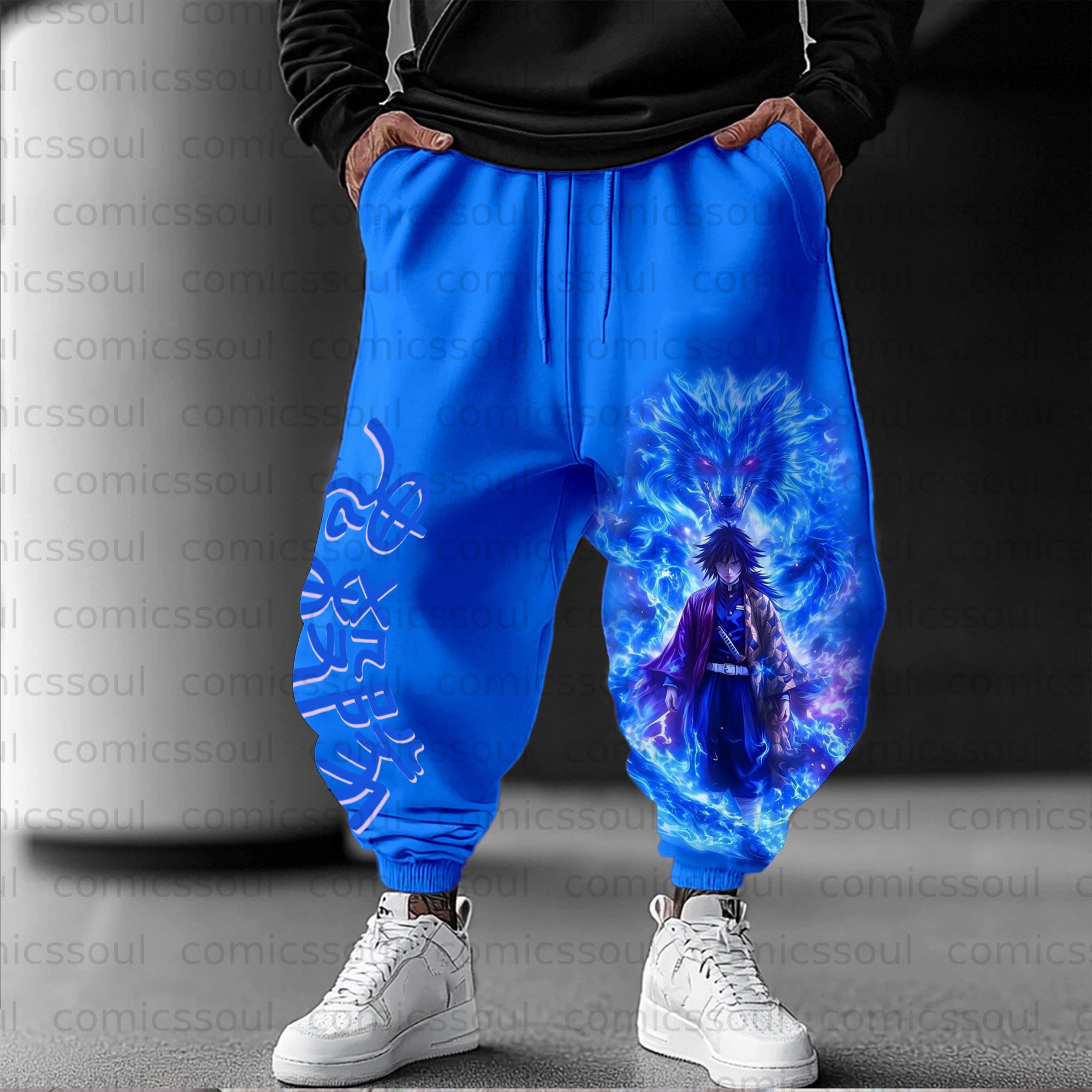 Unisex Anime Inspired Vintage Pants