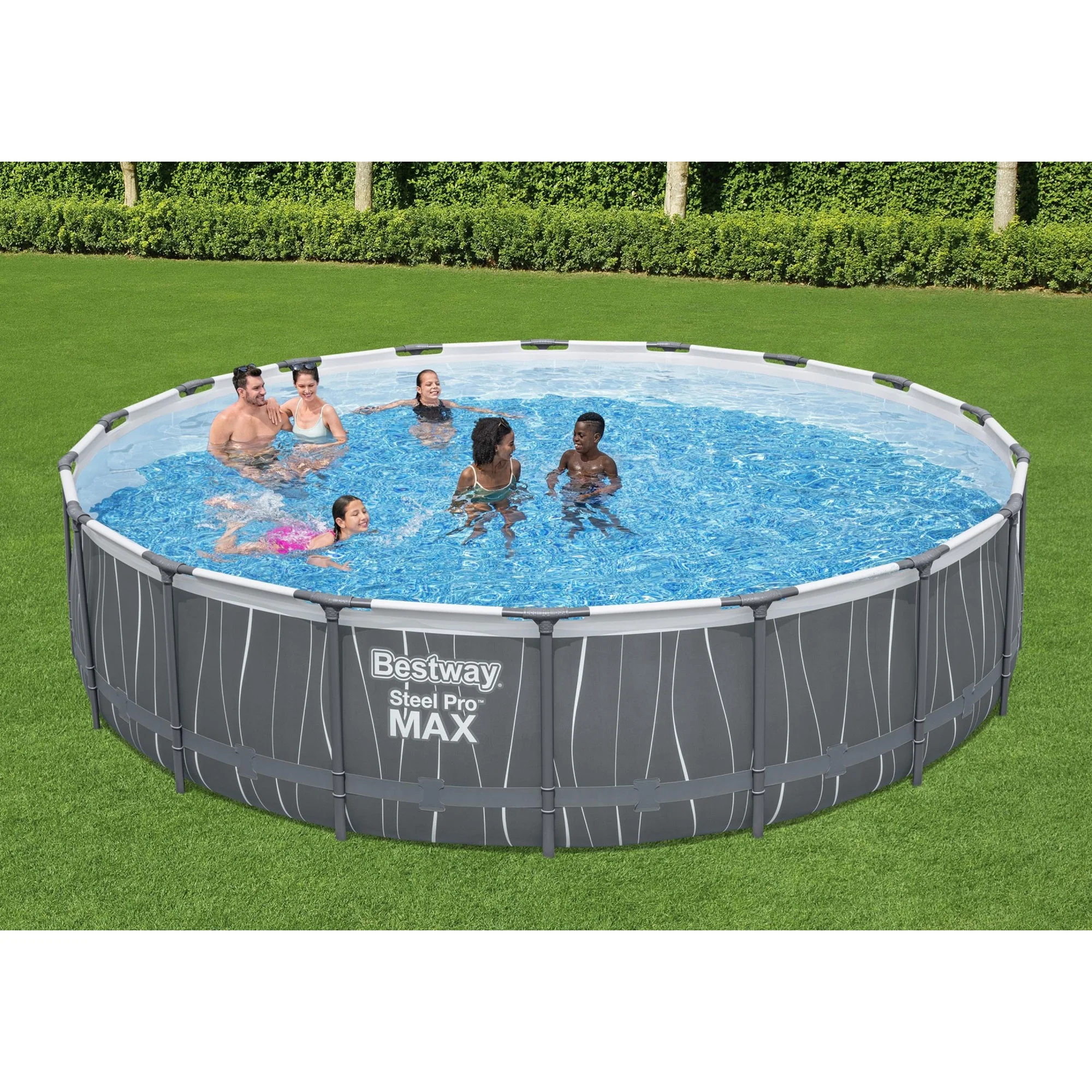 Bestway Steel Pro MAX 12' x 30" Above Ground Outdoor Swimming Pool Set - Image 41