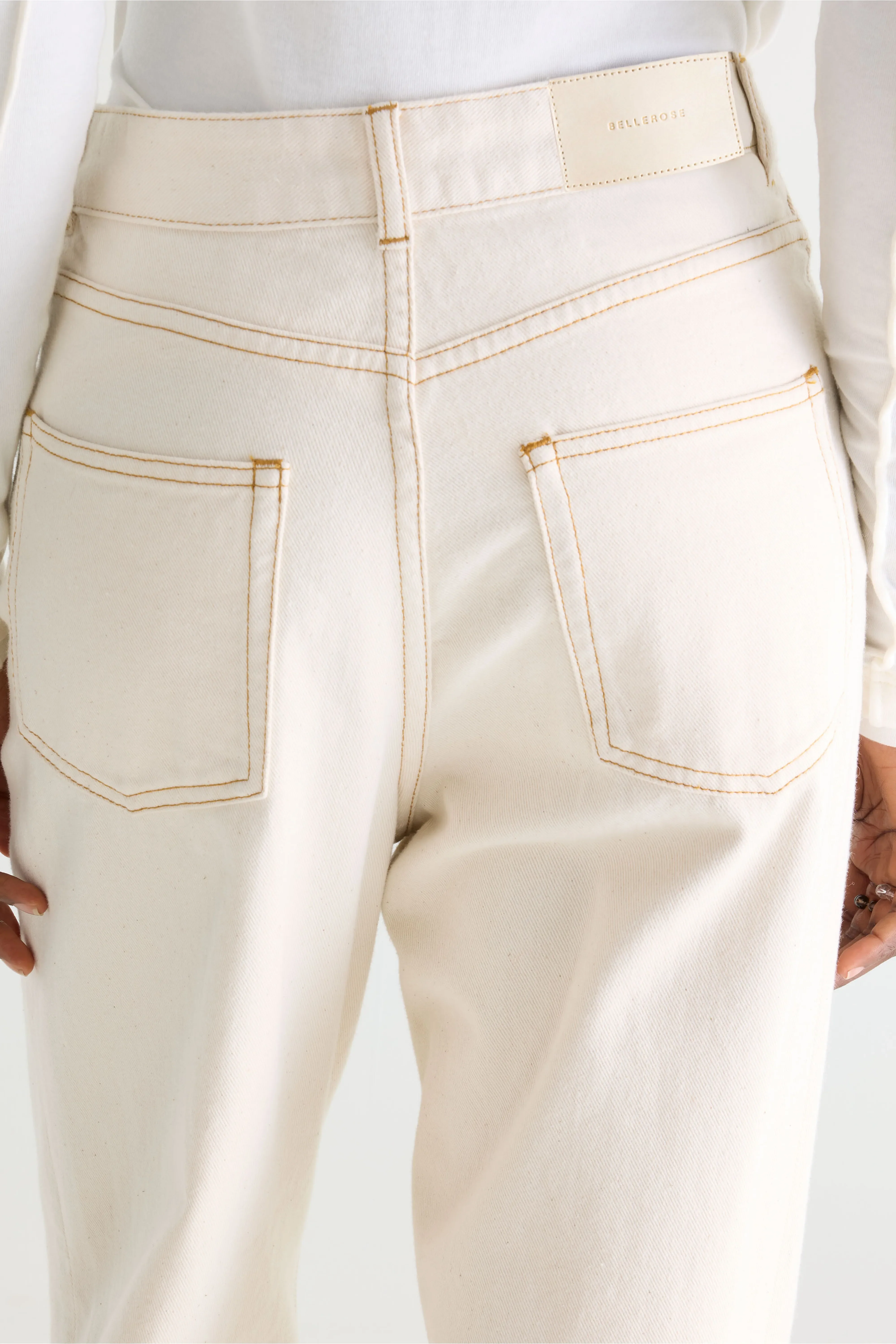 Bellerose Denim N. 61 - Wide ecru jeans (242 / W / NATURAL)