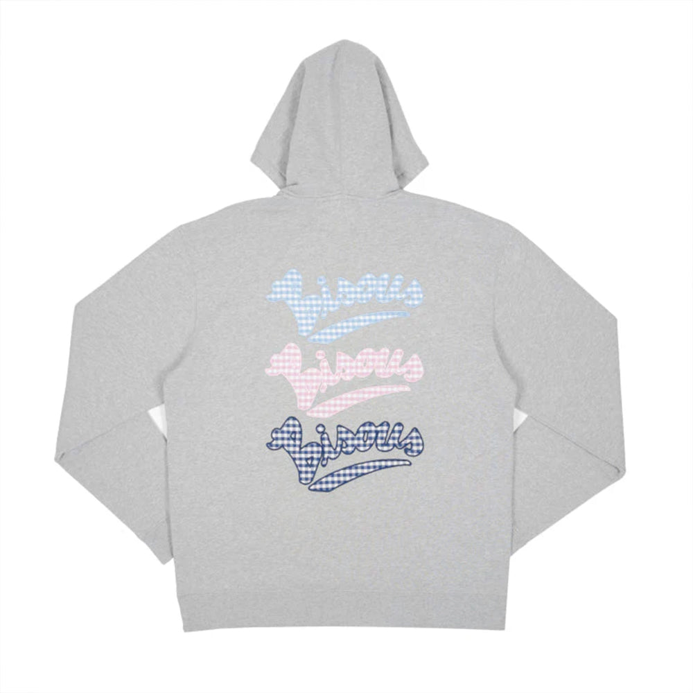 Bisous Skateboard - Hoodie Gianni Vichy - Gris