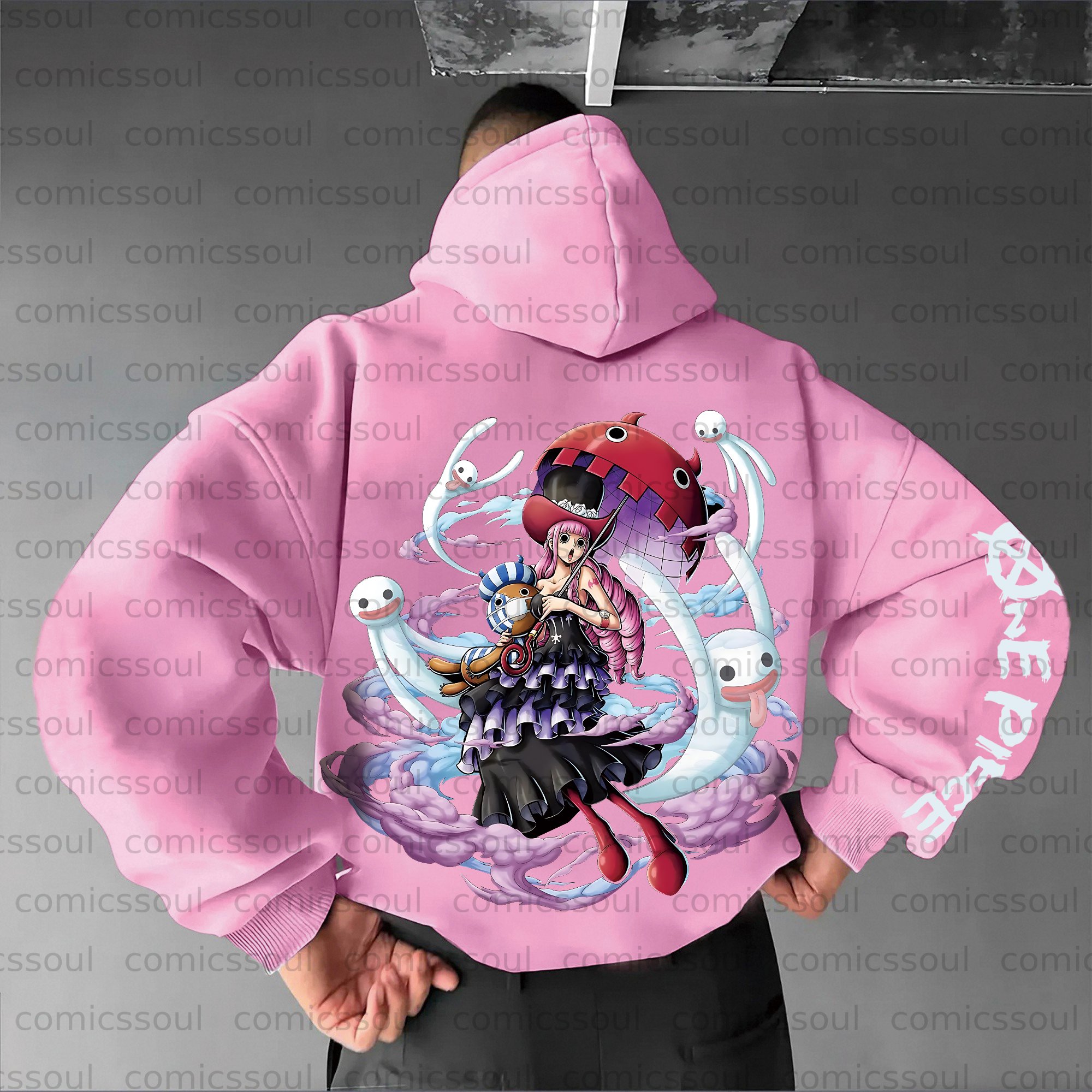 Unisex Anime Graphic Streetwear Vintage Plush Hoodie