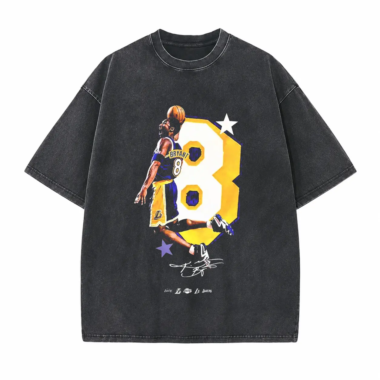 Basketball Legend Graphic Printed Unisex Washed T-Shirt