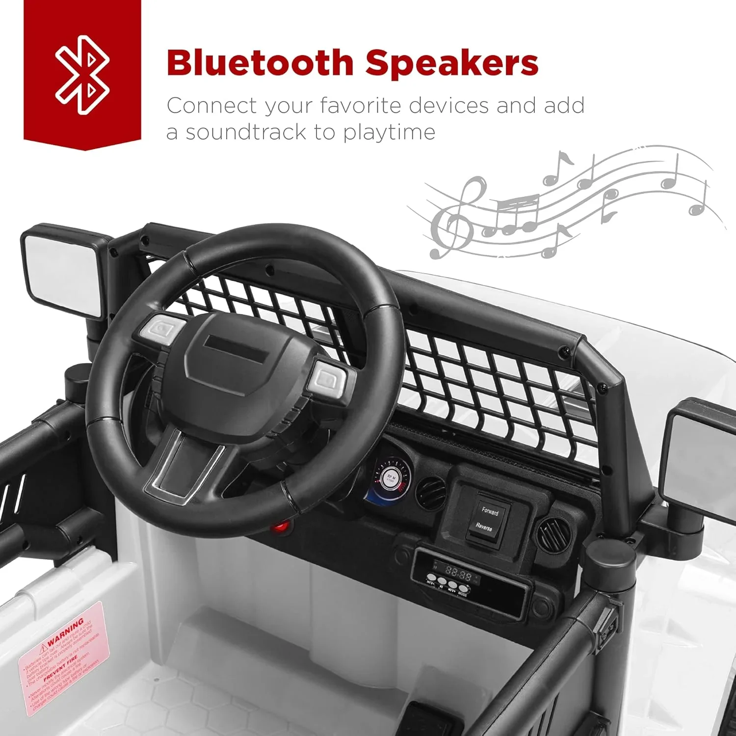 Best Choice Products 12V Kids Ride-On Truck Car with Spring Suspension and LED Lights