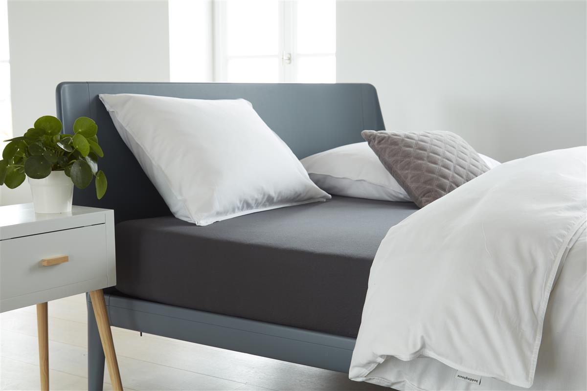 Beddinghouse Jersey - Topper Hoeslaken - 70/80x200/220 - Antraciet
