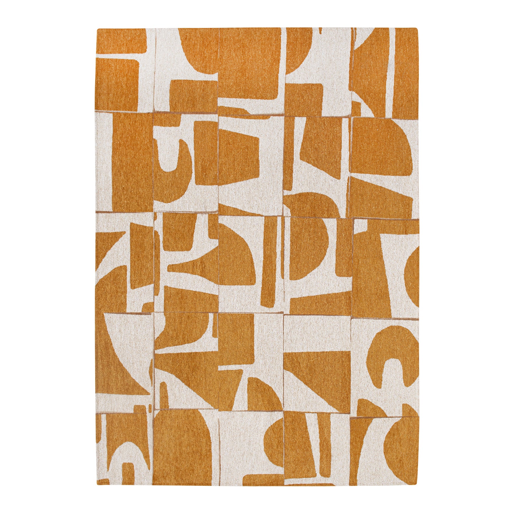 Louis de Poortere Craft Papercut Vloerkleed 80 x 150 cm - Curry