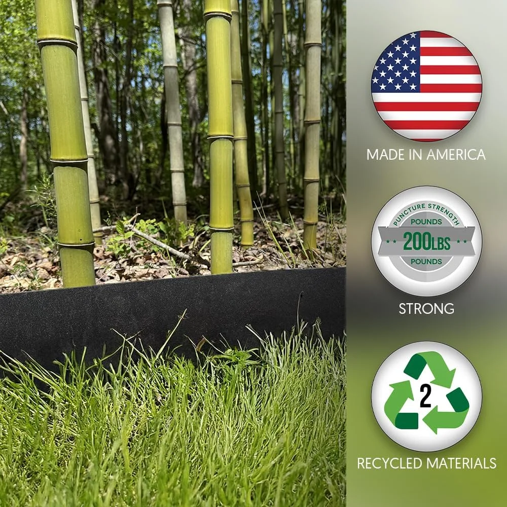 40 feet Long x 24 inch x 60 mil - Bamboo Root Barrier/Water Barrier - image 3