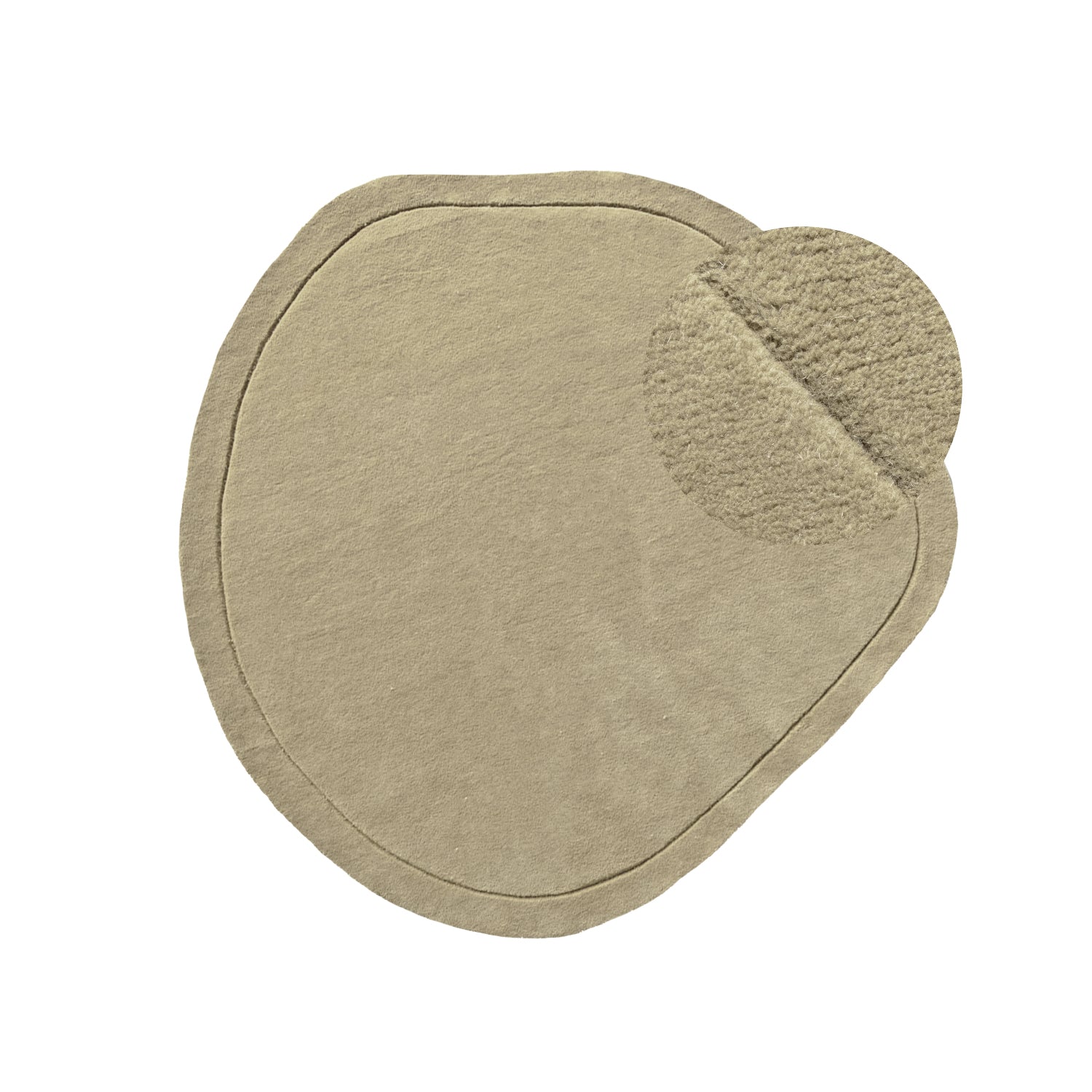 Blokker Pebble Vloerkleed Ø 200 cm - Groen
