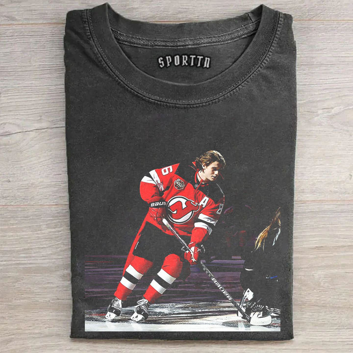 Jack Hughes Champion USA Tee