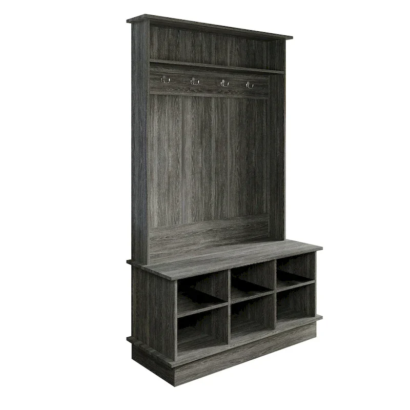 CraftPorch Contemporary Hall Tree with Storage Solutions