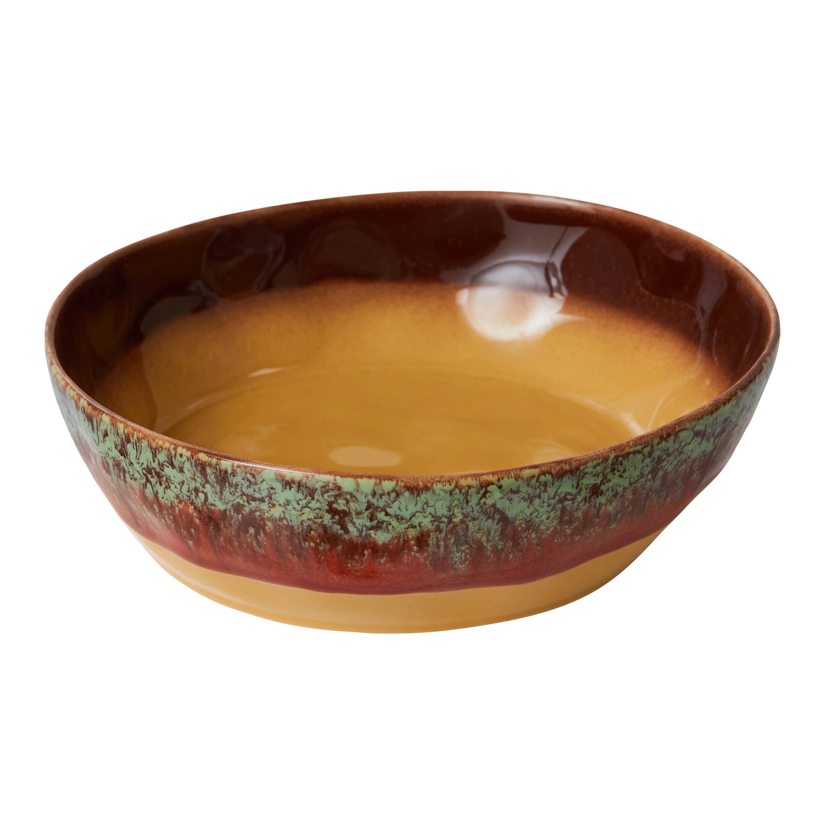 HKliving 70's Diep Bord Ø 19,5 cm - Set van 2 - Cove