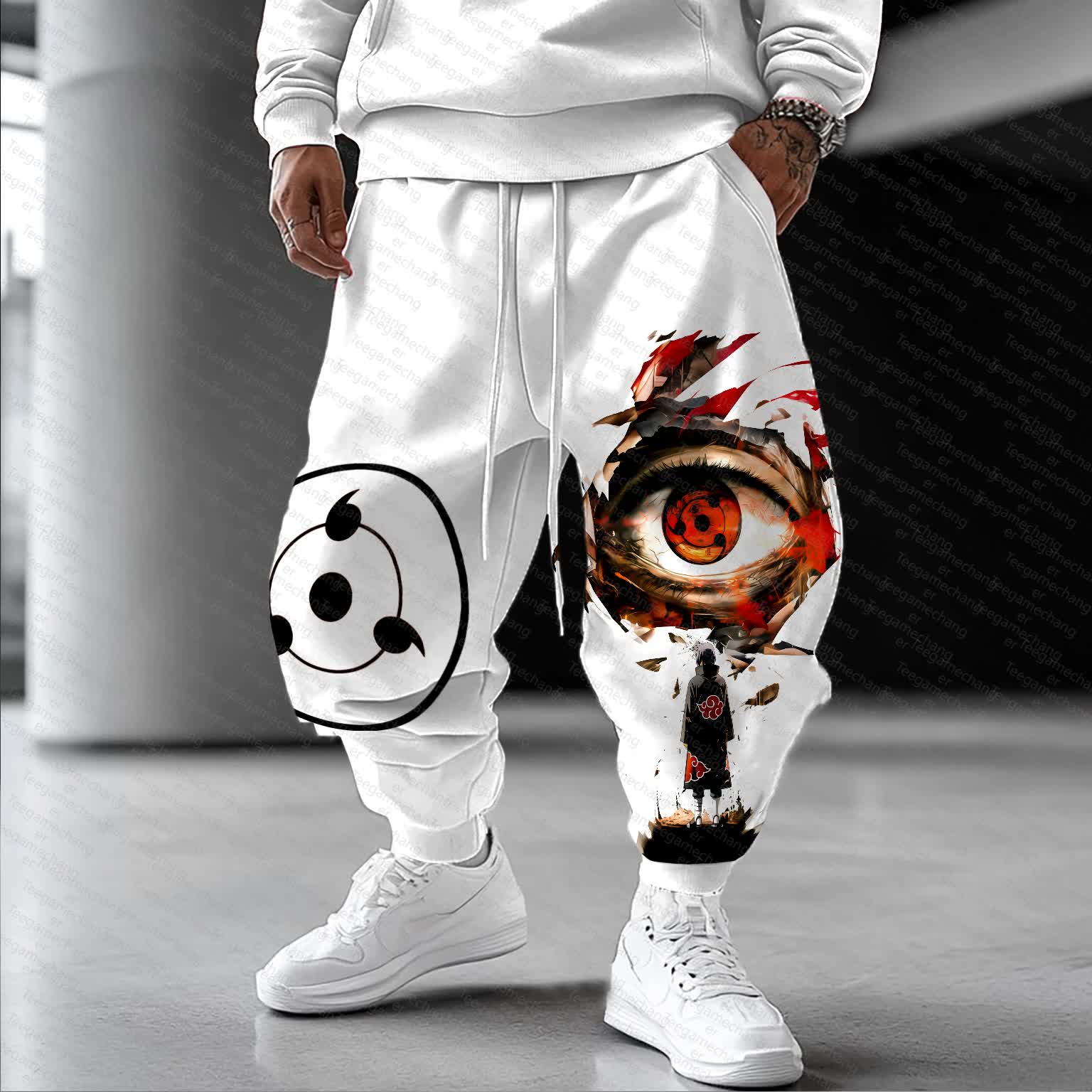 Unisex   Casual Anime Streetwear Pants