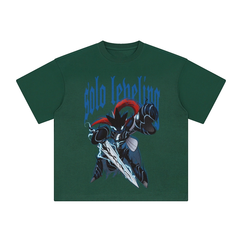 Unisex Anime Inspired Washed  Vintage T-Shirt