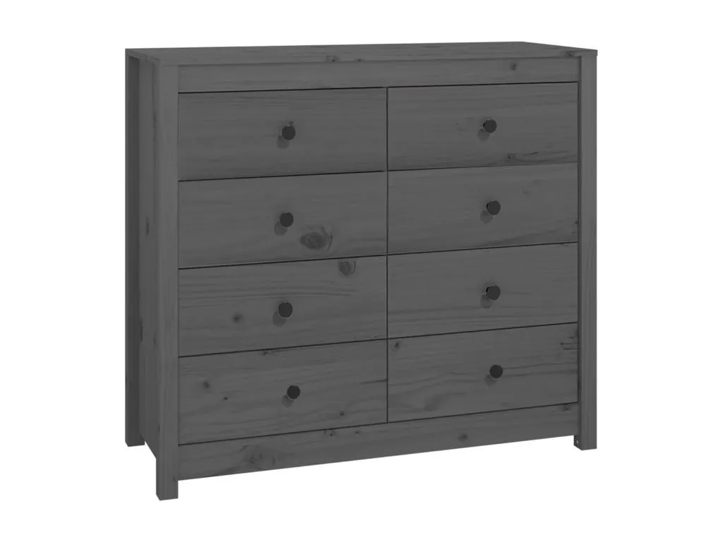 Armario auxiliar de Prietocasa maciza de Prietocasa gris 100x40x90 cm