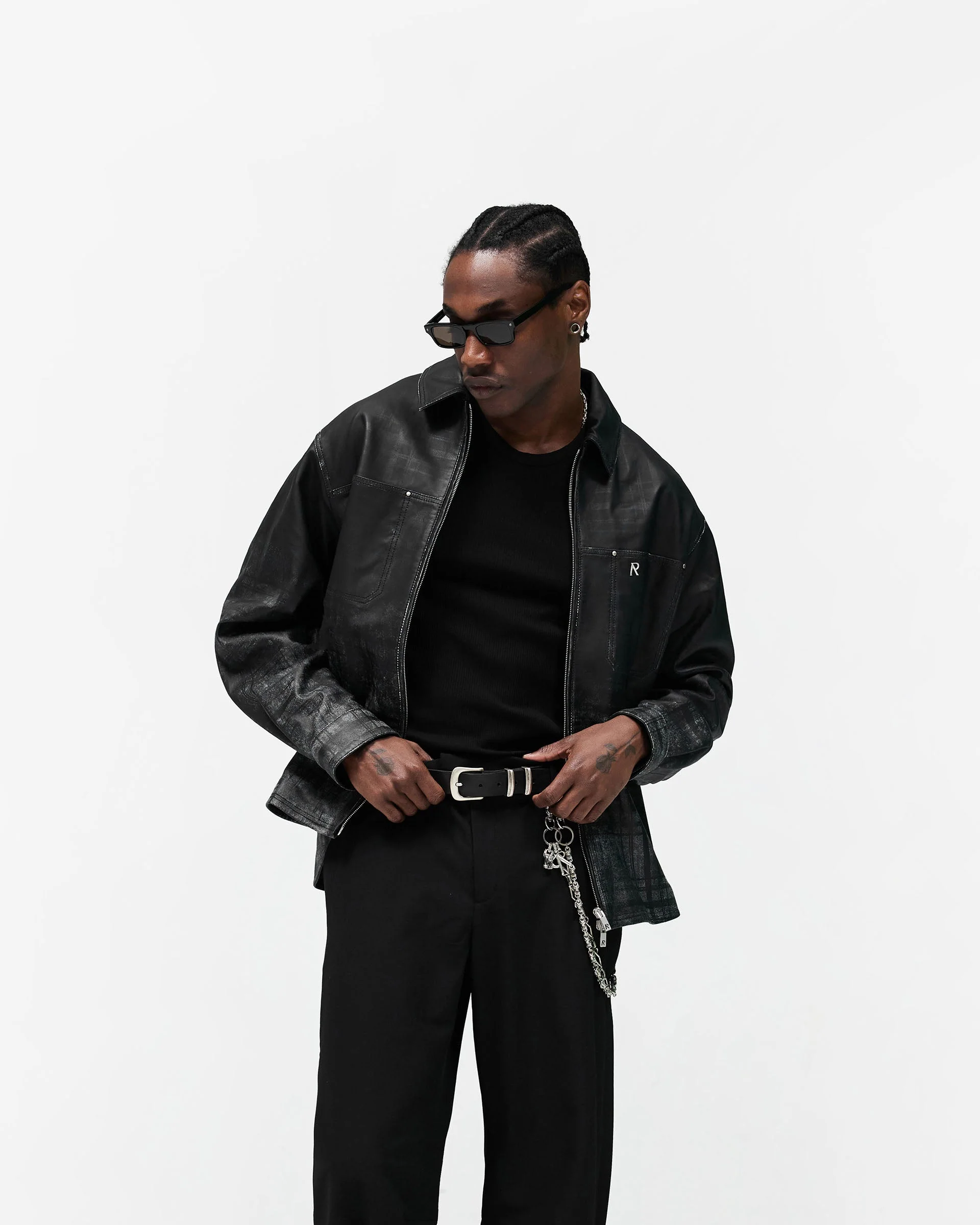Rodeo Leather Jacket - Jet Black