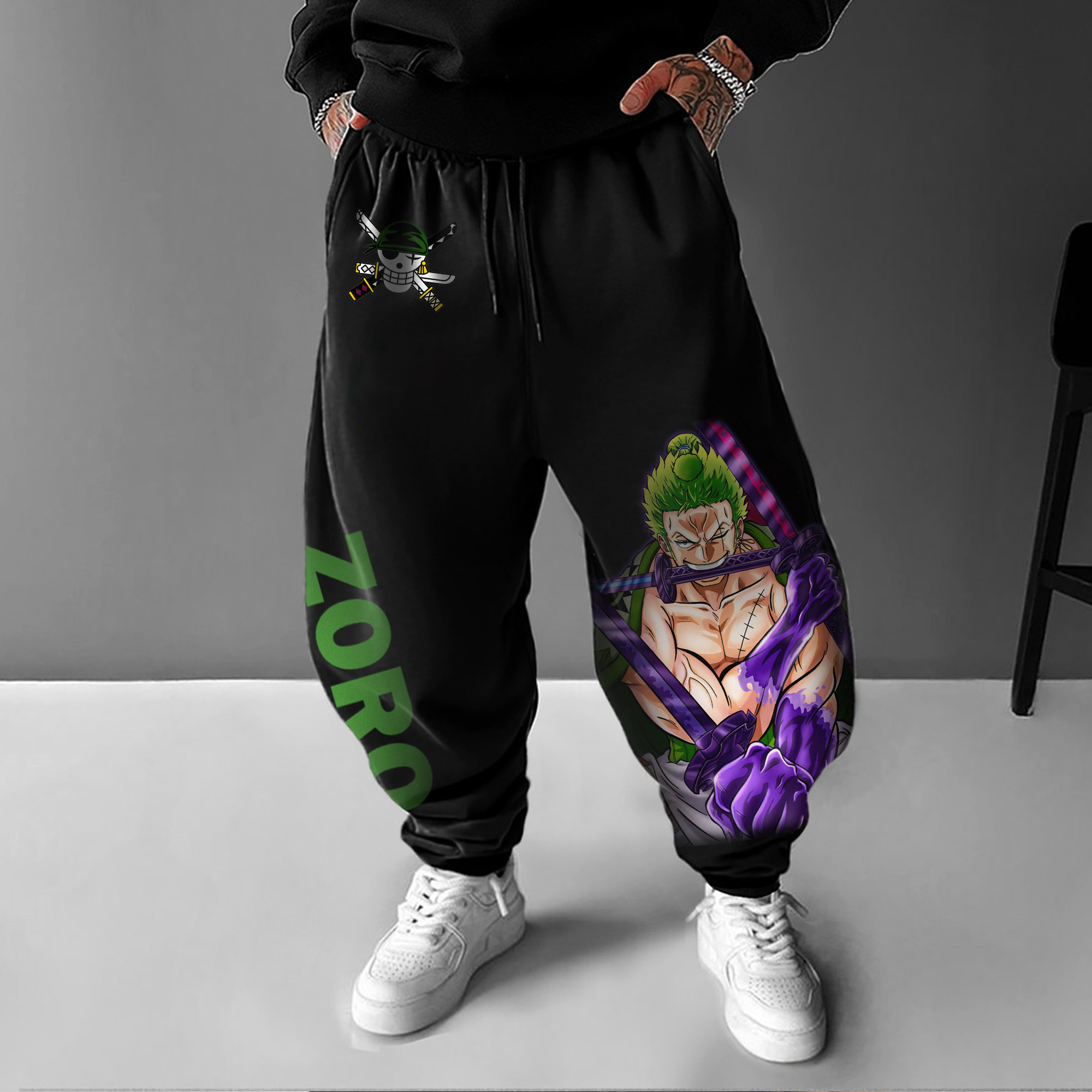 Unisex Anime Printed  Pants丨 Comicssoul