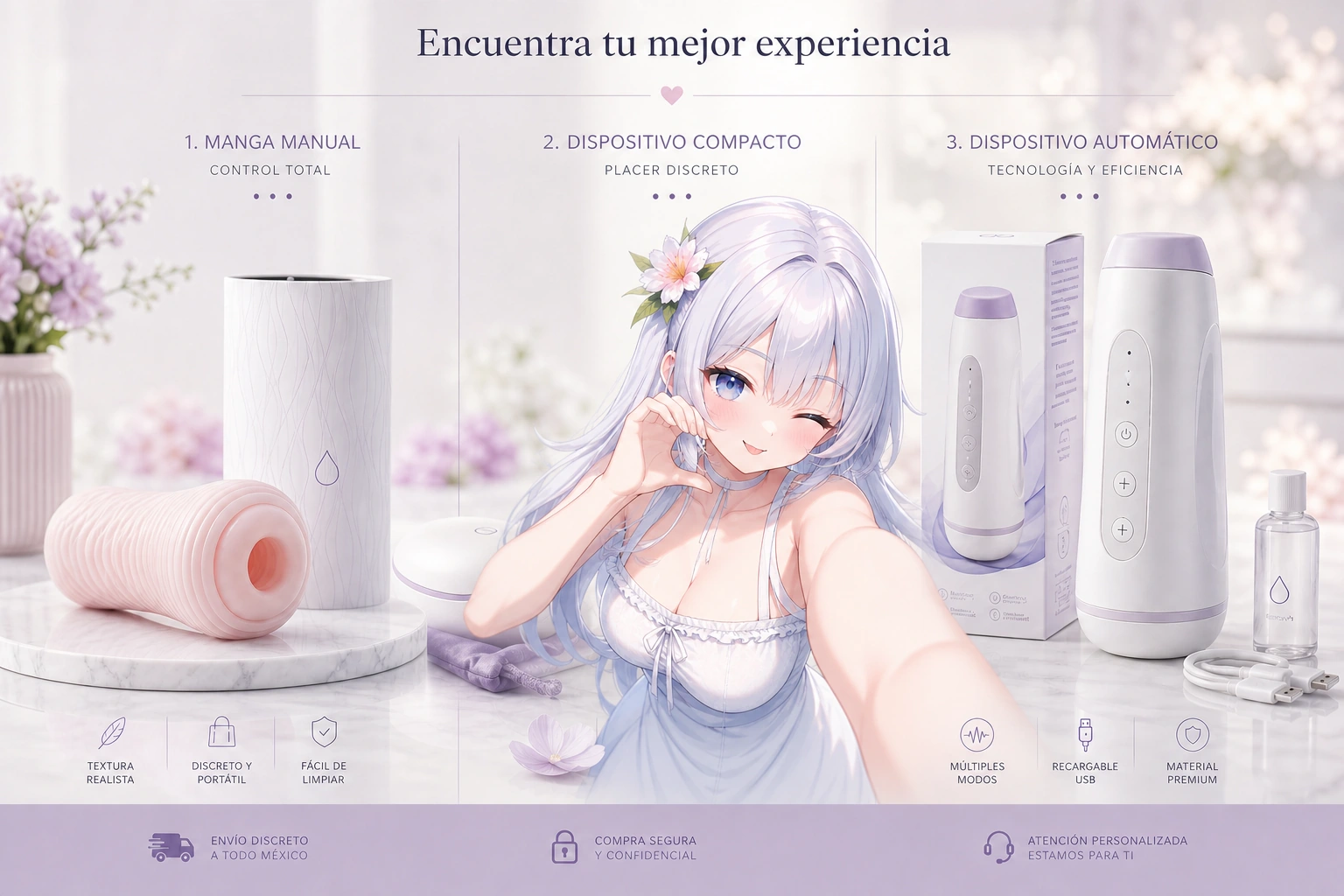 Comparación de onaholes manuales, compactos y automáticos para elegir en México